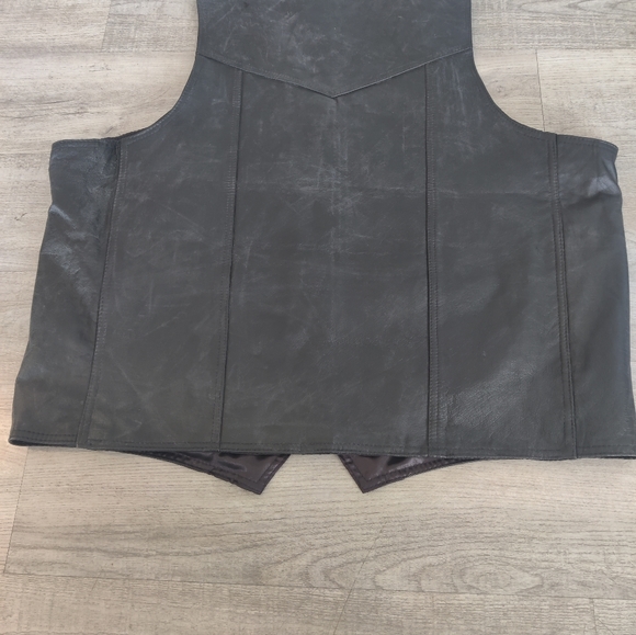 Leather Vest 3XL - Picture 2 of 3